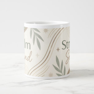 Calm Mind Strong Soul Mug   Aesthetic Coffee Mug f