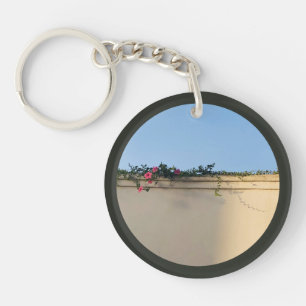 Calm Moment Photo Keychain