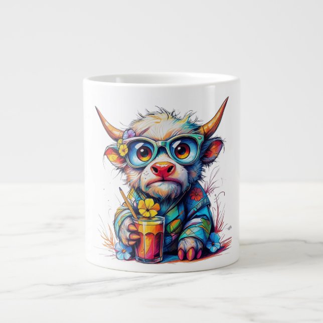 Calm Mood Cup: island Edition Large Coffee Mug (Front)