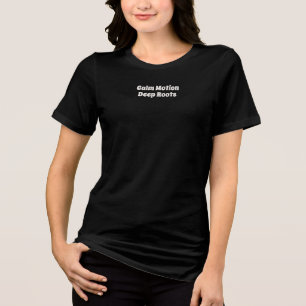 Calm Motion Deep Roots Grounded Style T-Shirt Tri-Blend Shirt