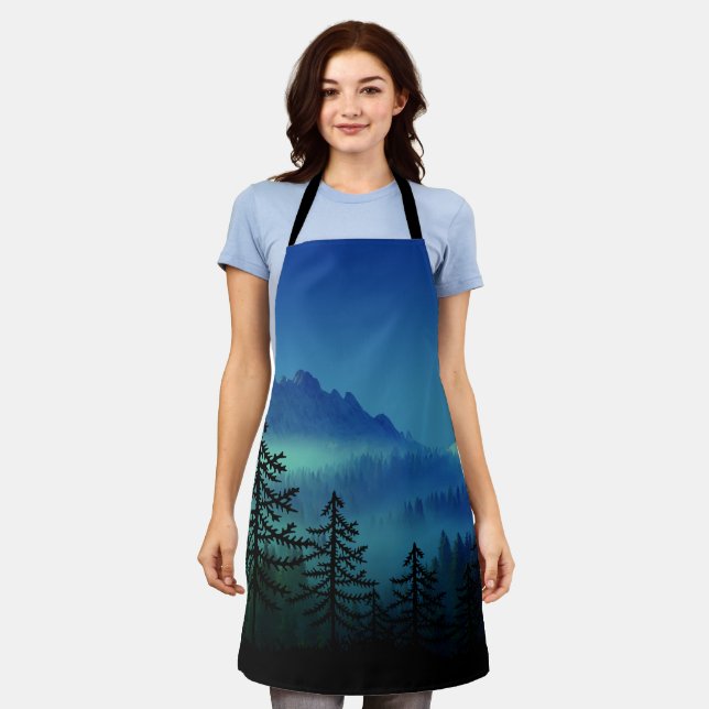 CALM MOUNTAIN MIDNIGHT FOREST APRON (Worn)