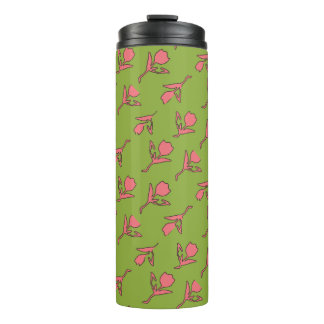 Calm Pink and Green Tumbler
