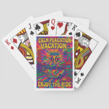 Calm-Placation Vacation – Route 66 Playing Cards