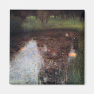 Calm Pond on Kammer Castle Grounds, Gustav Klimt Magnet