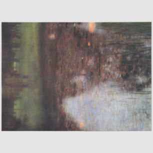 Calm Pond on Kammer Castle Grounds, Gustav Klimt Tissue Paper