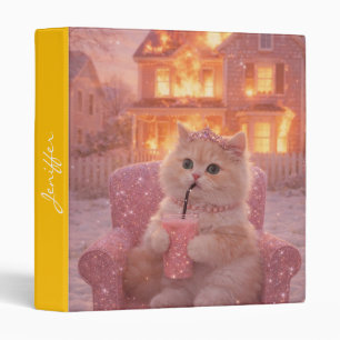 Calm Princess Cat During Total Chaos               Binder