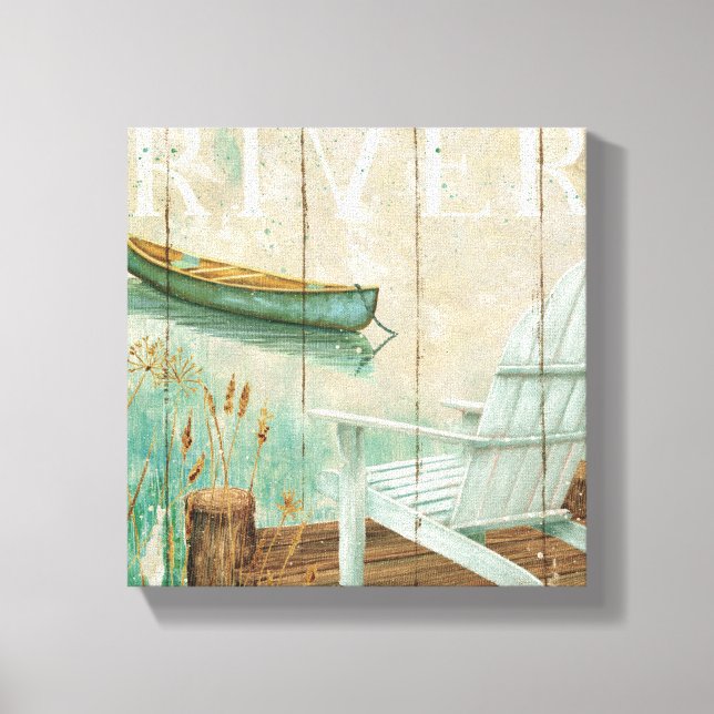 Calm River Canvas Print (Front)