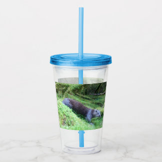 Calm River Otter Scenic Wildlife Relaxing Nature  Acrylic Tumbler