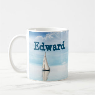 Calm Sailing with Bluest Skies Coffee Mug