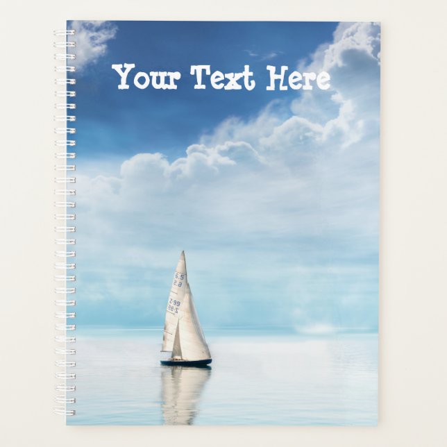 Calm Sailing with Bluest Skies Planner (Front)