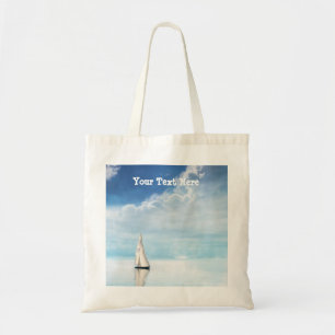 Calm Sailing with Bluest Skies Tote Bag