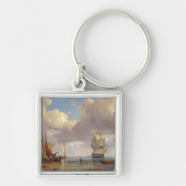 Calm Sea, 1836 Keychain (Front)
