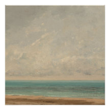 Calm Sea 1866 Gustave Courbet National Gallery