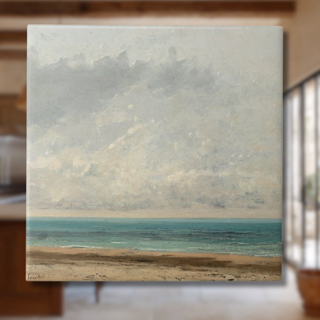 Calm Sea – Gustave Courbet Tile (Creator Uploaded)
