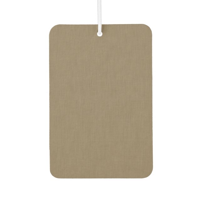 Calm & simple Brown textured background  Air Freshener (Front)