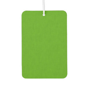 Calm & simple lime green textured background air freshener
