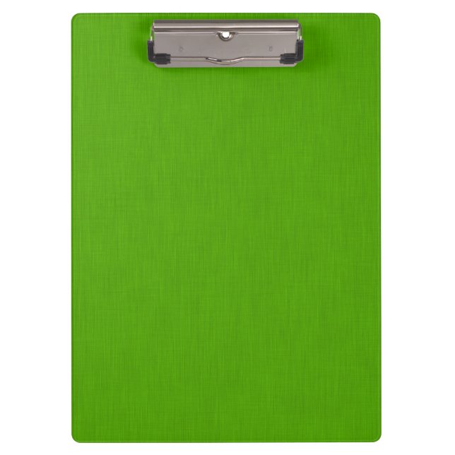 Calm & simple lime green textured background  clipboard (Front)