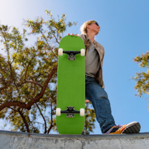 Calm & simple lime green textured background  skateboard