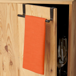 Calm & simple orange textured background  kitchen towel