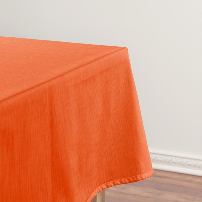 Calm & simple orange textured background  tablecloth (In Situ)