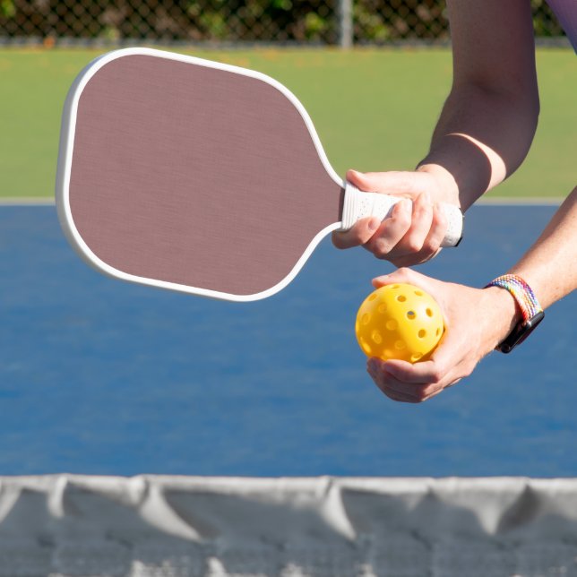 Calm & simple pink  textured background  pickleball paddle (Insitu)
