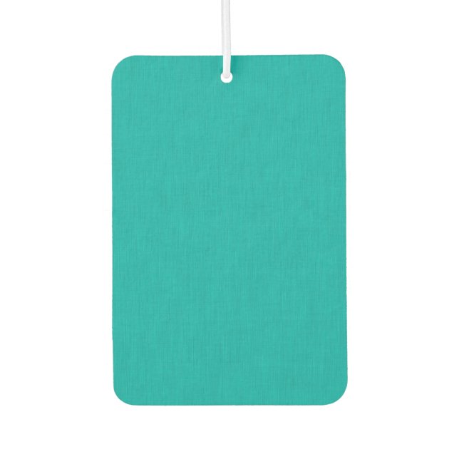 Calm & simple  Turquoise textured background  Air Freshener (Front)