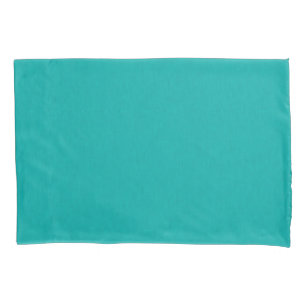 Calm & simple  Turquoise textured background  Pillowcase
