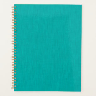 Calm & simple Turquoise textured background Planner