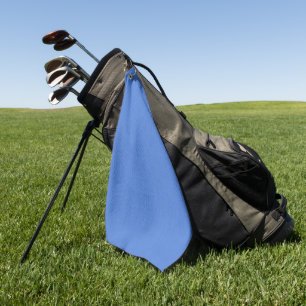 Calm & simple visual blue textured background  golf towel