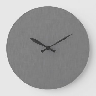 Calm & simple visual gray textured background large clock