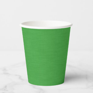 Calm & simple visual green textured background  paper cups