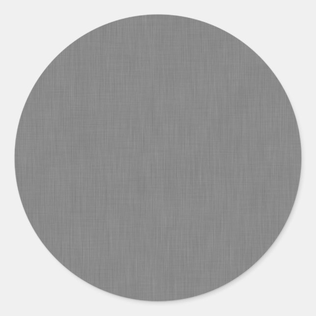 Calm & simple visual grey textured background  classic round sticker (Front)