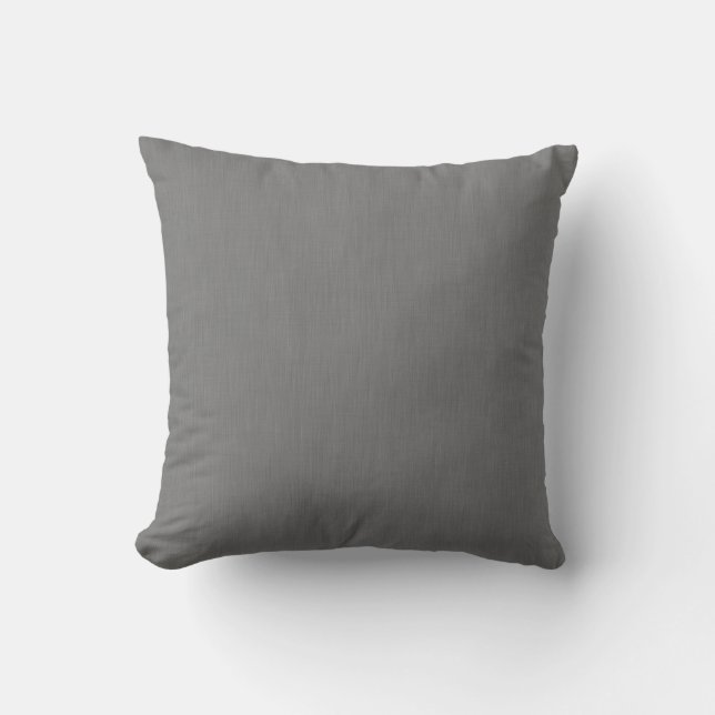 Calm & simple visual grey textured background  throw pillow (Front)