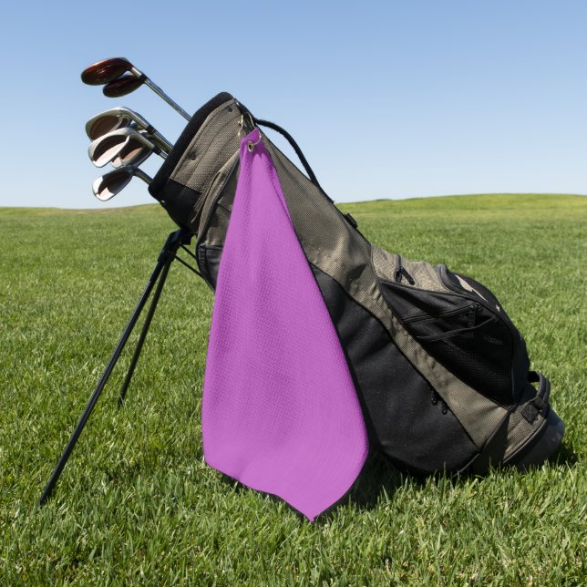 Calm & simple visual lavender textured background  golf towel (Green)