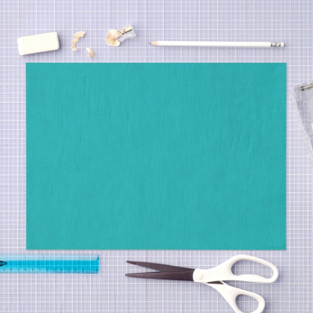 Calm & simple visual teal textured background  tissue paper (Craft)