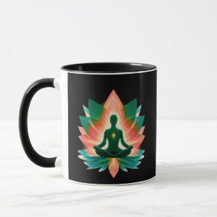 Calm Strength Meditation Aura Art Mug