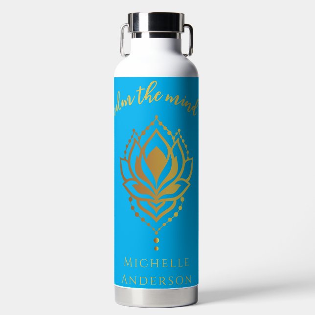Calm The Mind Water Bottle (Front)