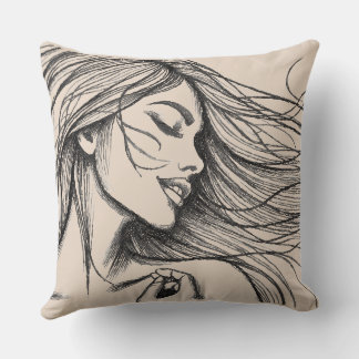Calm Throw Pillow