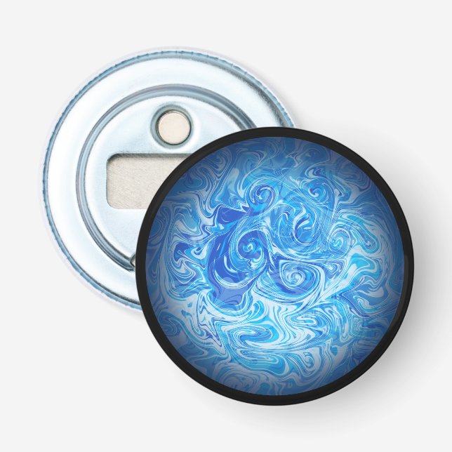 Calm Tide Button Bottle Opener (Front)