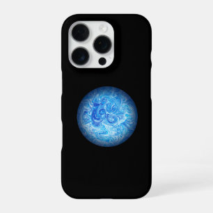 Calm Tide Fluid Art Phone Case iPhone 16 Pro