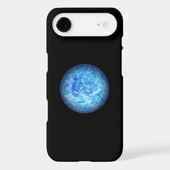 Calm Tide Fluid Art Phone Case iPhone 17 Air (Back)