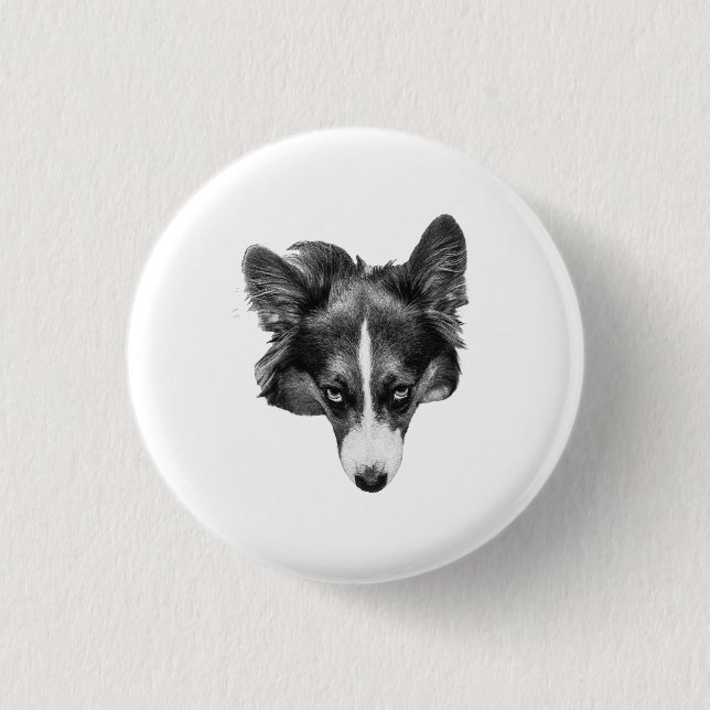calm tone eyes 1 inch round button (Front)