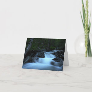 Calm Waterfall Greeting Card