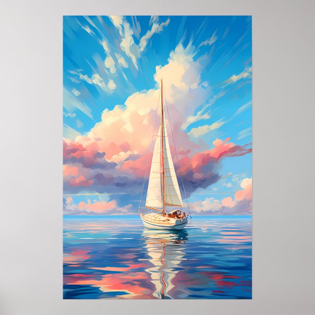 Calm Waters | AI Poster (Front)