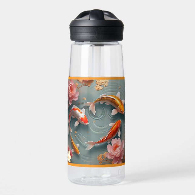 "Calm Waters Rise" Water Bottle (Front)