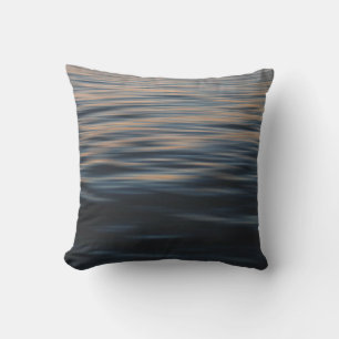 Calm waters throw pillow