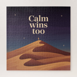 Calm Wins Too Jigsaw Puzzle