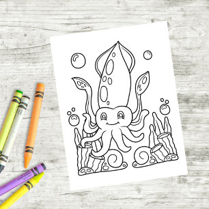Calmar géant Color Me   Cartes d'activités pour en