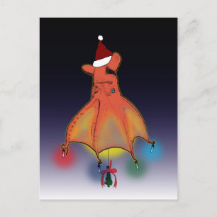 Calmar Vampire de Noël de la carte postale de l'en