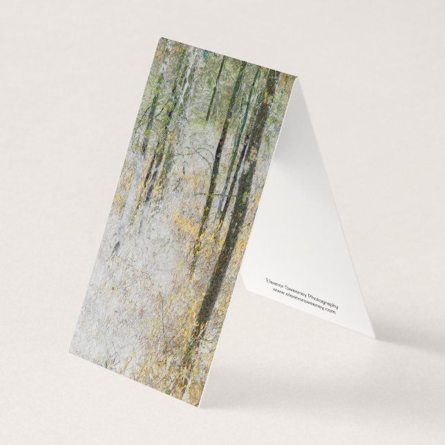 "Calme" - Photo transformée d'arbres dans une forê (Front)